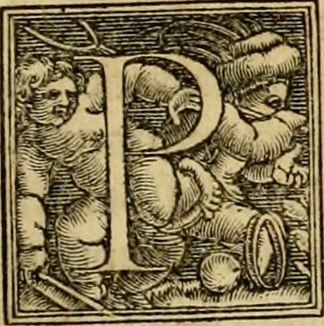 An illustration from Codicis Theodosiani libri XVI : qivbus [sic] svnt ipsorvm principvm avtoritate adiectae novellae Theodosij, Valentiniani, Martiani, Maioriani, Seueri, Caij Institutionum lib. II, Iulij Pauli Receptarum sententiarum lib. V, Gregoriani Codicis lib. V, Hermogeniani lib. I, Papiniani Tit. I : hiis nos adiecimvs ex vetustissimis bibliothecis, eò quod ad ius ciuile pertinerent, & alterius etiam responsa passim in Pandectis legerentur, L. Volusij Metiani lib. de Asse, Iulij Frontini lib. de Controuersijs limitum, cum Aggeni Vrbici Commentarijs, 1528, leaf 184