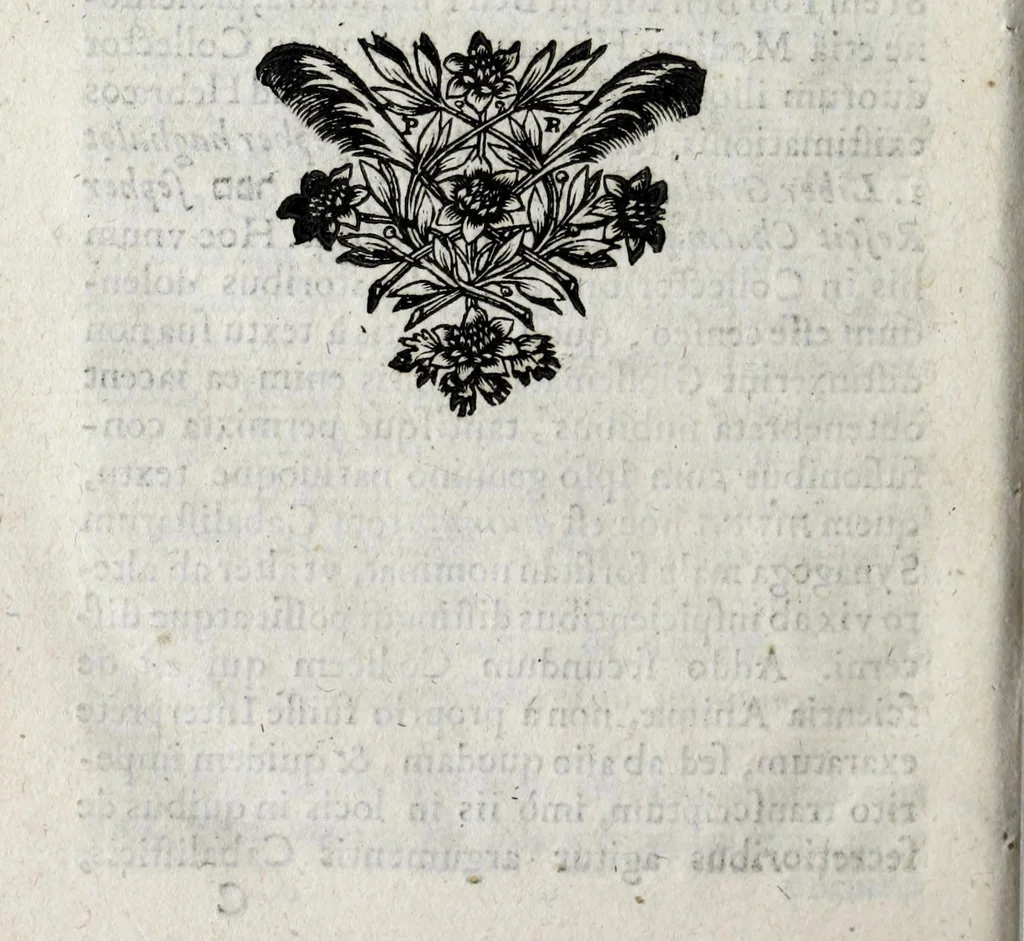 An illustration from Codicum cabalisticorum manuscriptorum, quibus est vsus Ioannes Picus comes Mirandulanus, index, 1651, leaf 20