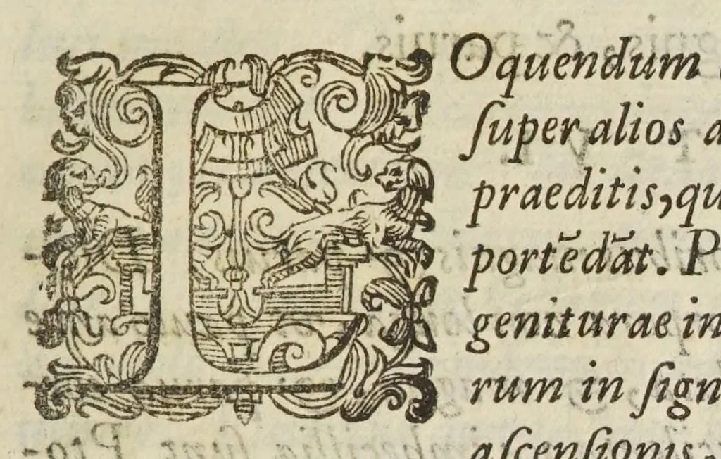 An illustration from Coelestis physiognomoniae libri sex Ioan. Baptistae Portae Neapolitani : vnde quis facile ex humani vultus extima inspectione, poterit ex coniectura futura praesagire : in quibus etiam astrologia refellitur, & inanis, & imaginaria demonstratur, 1603, leaf 193