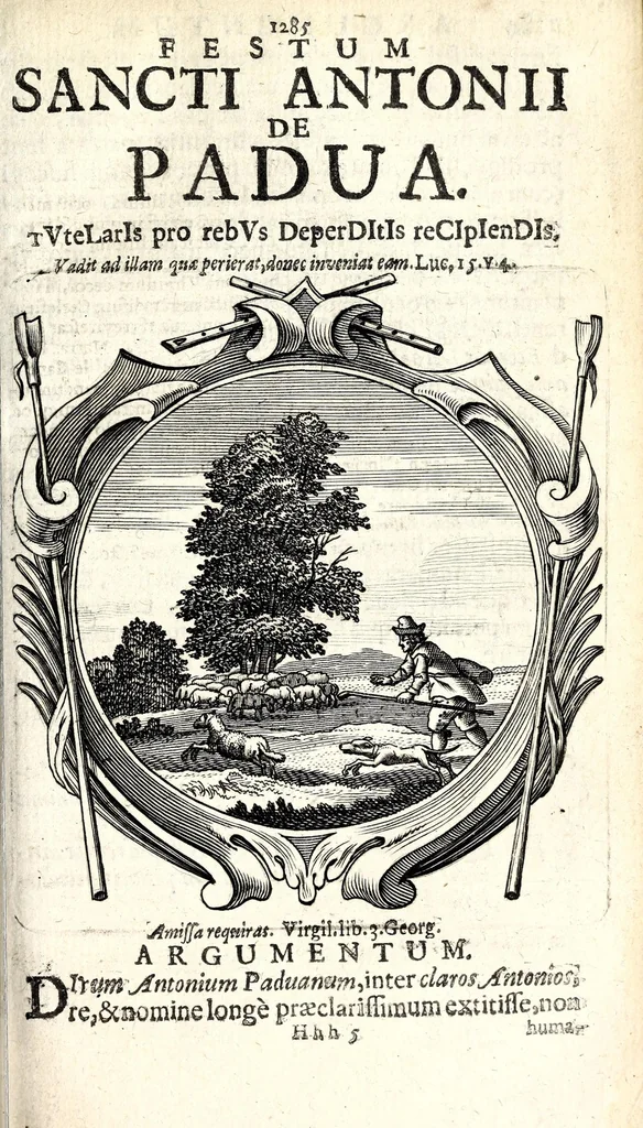 An illustration from Coelum empyreum : non vanis & fictis constellationum monstris belluatum, sed divum domus domini Jesu Christi, ejusque illibatae virginis matris Mariae, sanctorum apostolorum ... splendide illustratum : omnibus verbi Dei ecclesiastis, ad honestos mores, & divinos amores auditorum animis inserendos, morali doctrina, sacra ac profana historia lucubratum, 1669, leaf 473