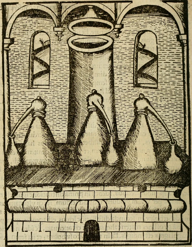 An illustration from Coelum philosophorum seu de secretis naturae liber, 1528, leaf 17