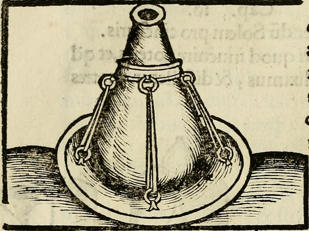An illustration from Coelum philosophorum seu de secretis naturae liber, 1528, leaf 33