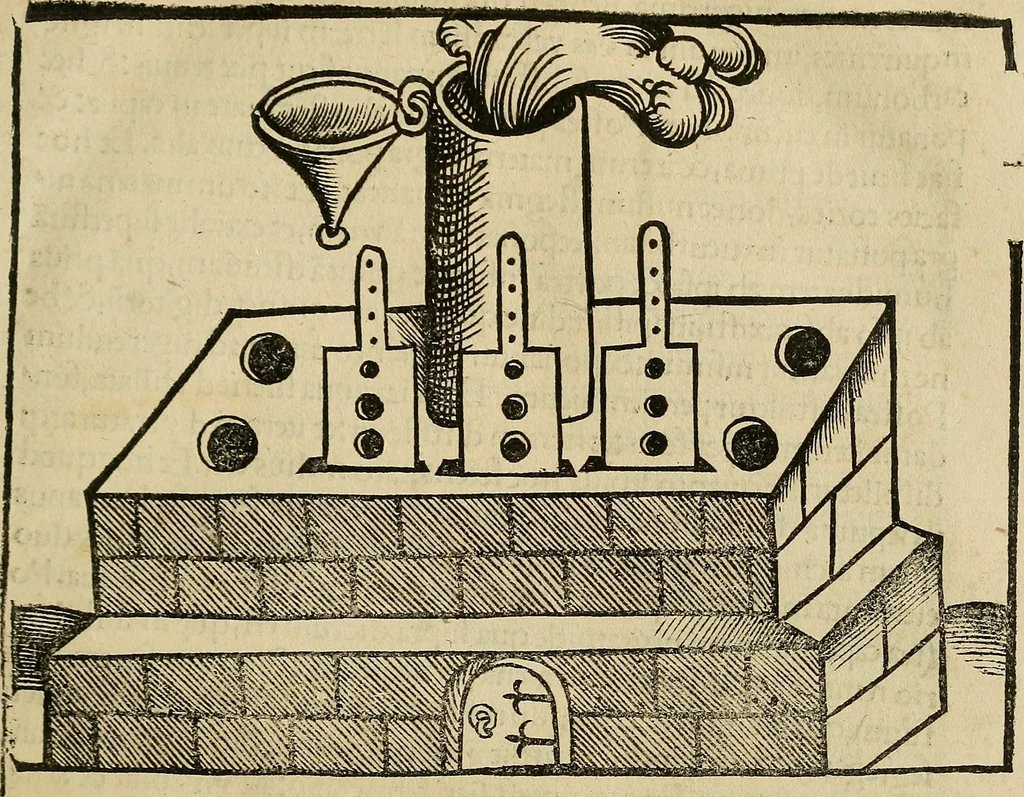 An illustration from Coelum philosophorum seu de secretis naturae liber, 1528, leaf 40
