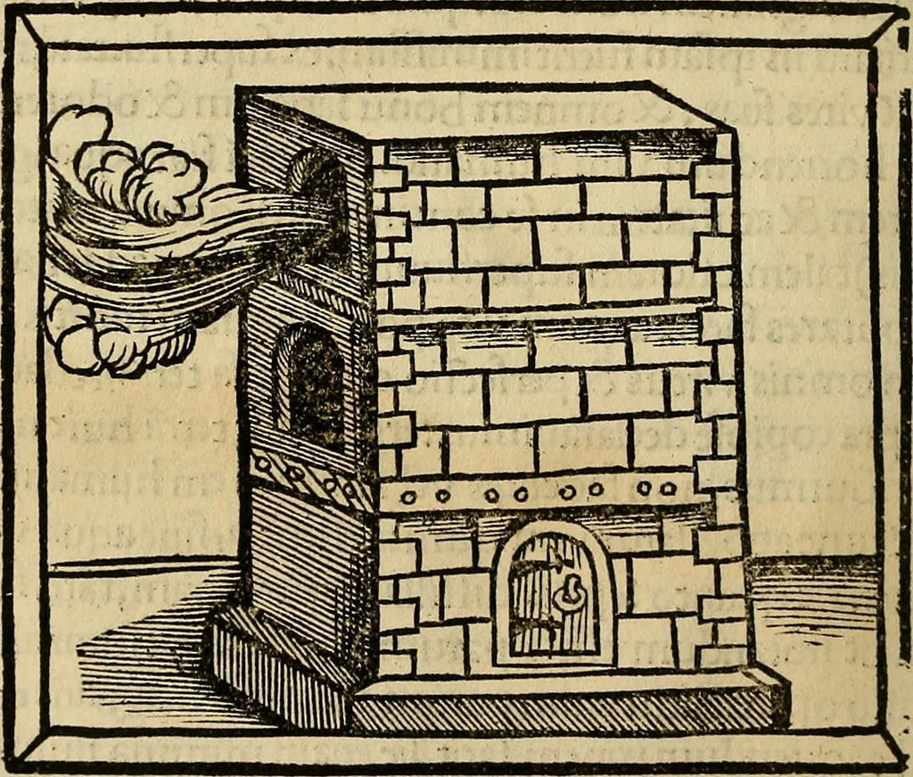 An illustration from Coelum philosophorum seu de secretis naturae liber, 1528, leaf 45