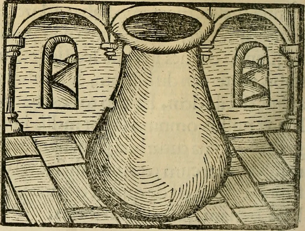 An illustration from Coelum philosophorum seu de secretis naturae liber, 1528, leaf 49
