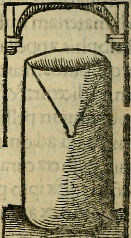 An illustration from Coelum philosophorum seu de secretis naturae liber, 1528, leaf 61