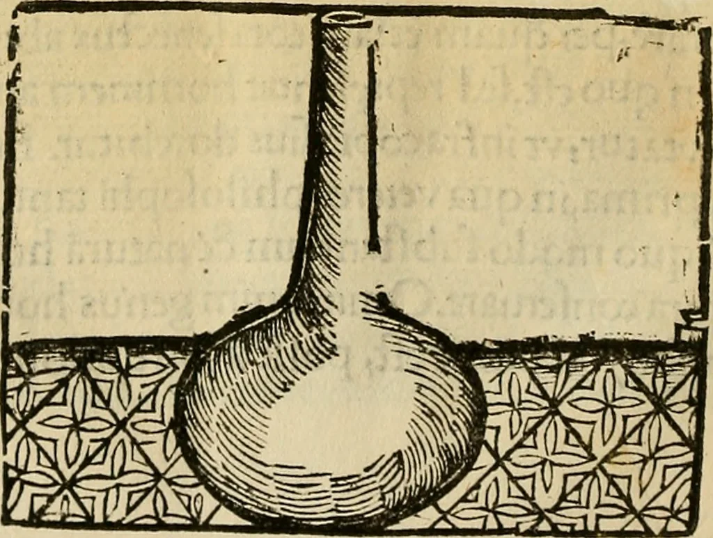 An illustration from Coelum philosophorum seu de secretis naturae liber, 1528, leaf 71