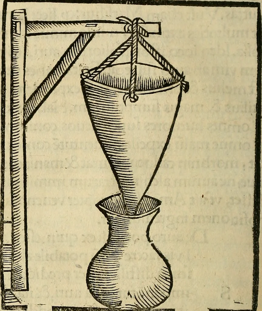 An illustration from Coelum philosophorum seu de secretis naturae liber, 1528, leaf 87