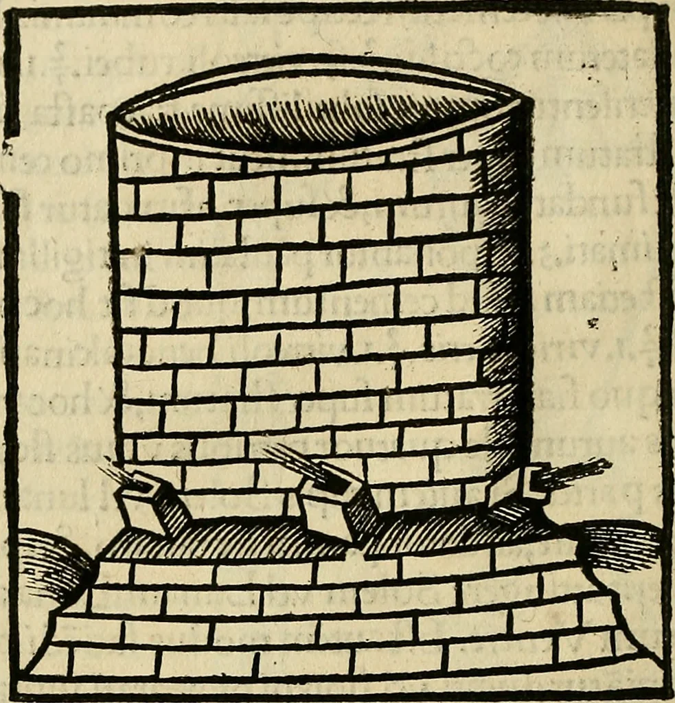 An illustration from Coelum philosophorum seu de secretis naturae liber, 1528, leaf 89