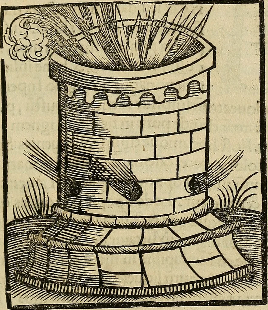 An illustration from Coelum philosophorum seu de secretis naturae liber, 1528, leaf 90