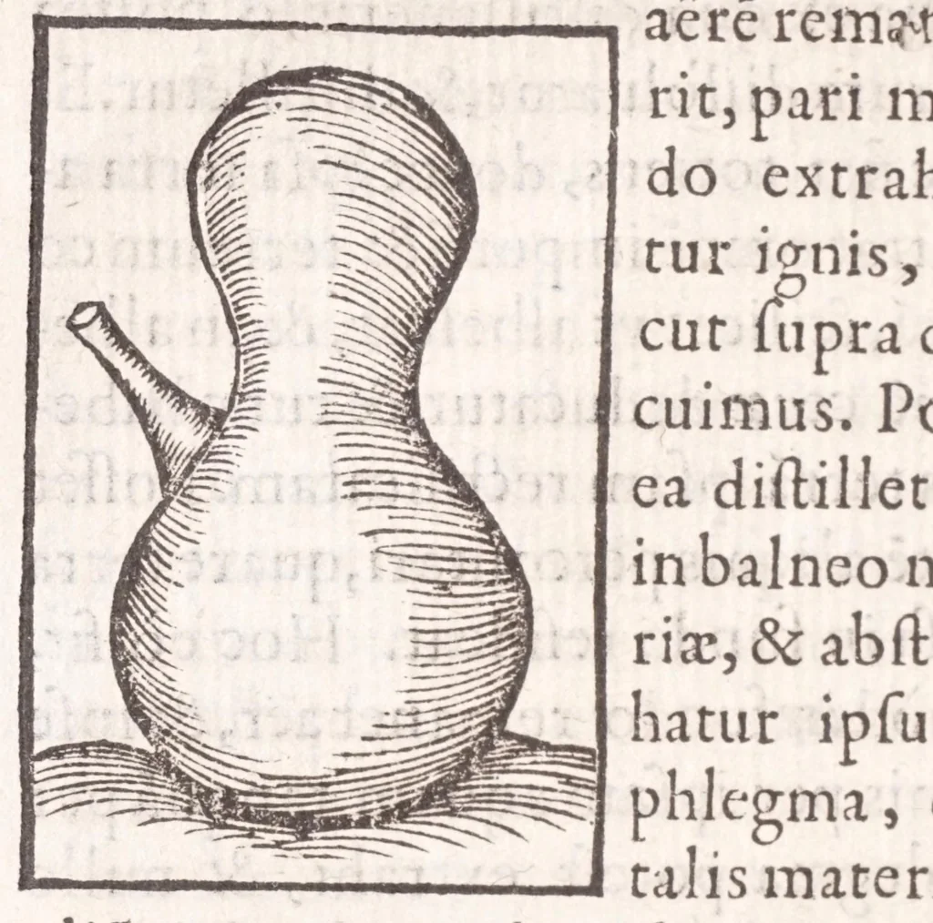 An illustration from Coelum philosophorum, seu, Liber de secretis naturae, 1557, leaf 142