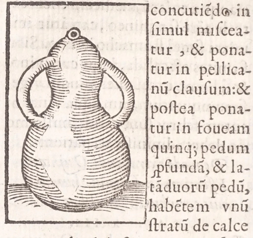 An illustration from Coelum philosophorum, seu, Liber de secretis naturae, 1557, leaf 152