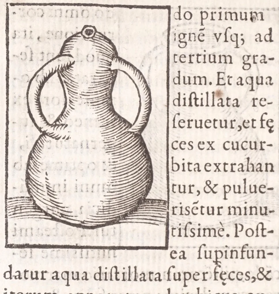 An illustration from Coelum philosophorum, seu, Liber de secretis naturae, 1557, leaf 158