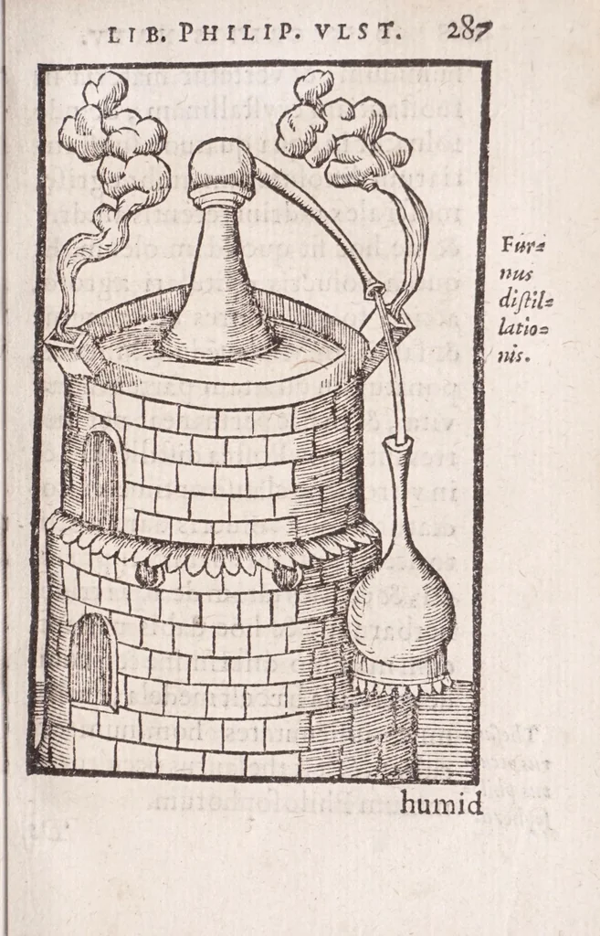 An illustration from Coelum philosophorum, seu, Liber de secretis naturae, 1557, leaf 291
