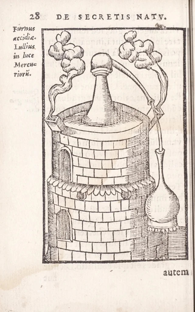 An illustration from Coelum philosophorum, seu, Liber de secretis naturae, 1557, leaf 32