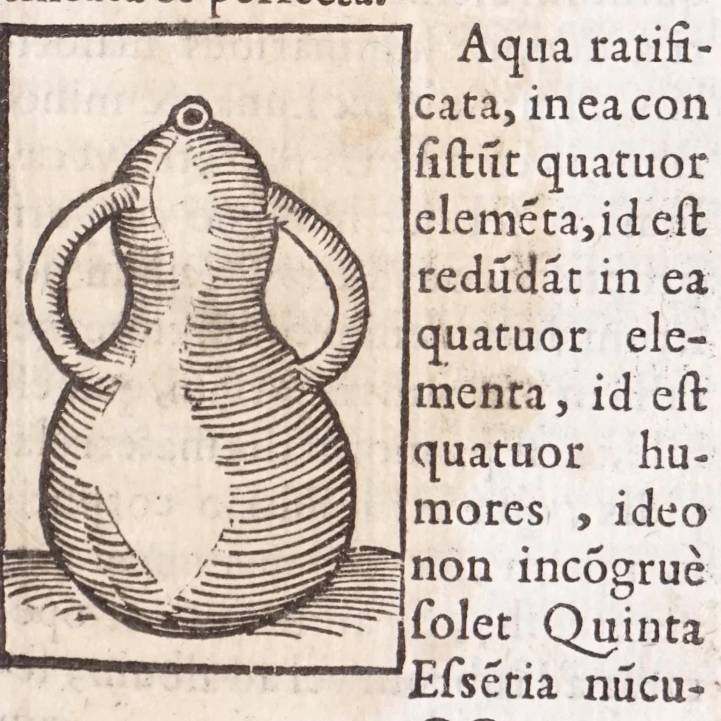 An illustration from Coelum philosophorum, seu, Liber de secretis naturae, 1557, leaf 409