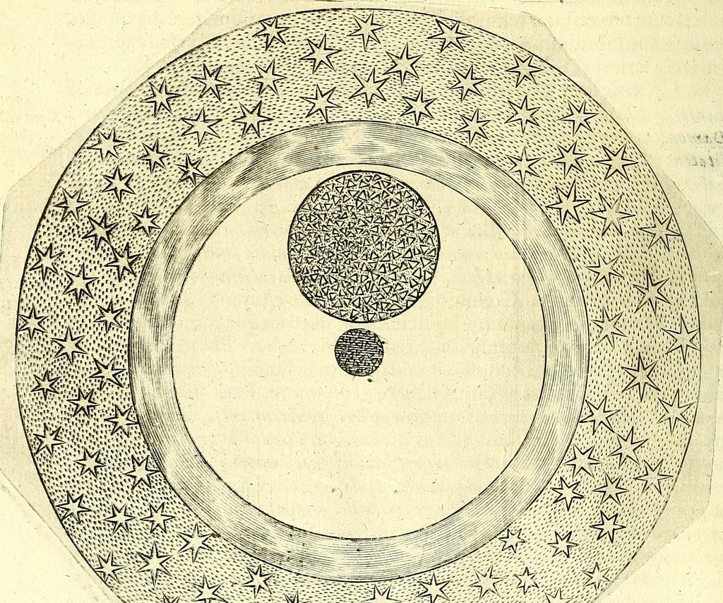 An illustration from Coelum sephiroticum, Hebraeorum, : per portas intelligentiae, Moysi revelatas interiores naturalium rerum characteres ... manifestans, ex vetustissima Hebraica veritate medicinae, chymiae, astronomiae, astrologiae, botanicae, zoologiae, anthropologiae, aliarumque scientiarum nova principia ... explicans ..., 1679, leaf 55