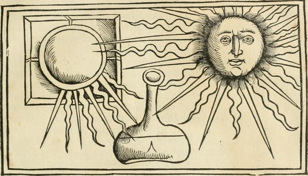 An illustration from Coelvm philosophorvm, sev, De secretis naturae liber, 1528, leaf 4