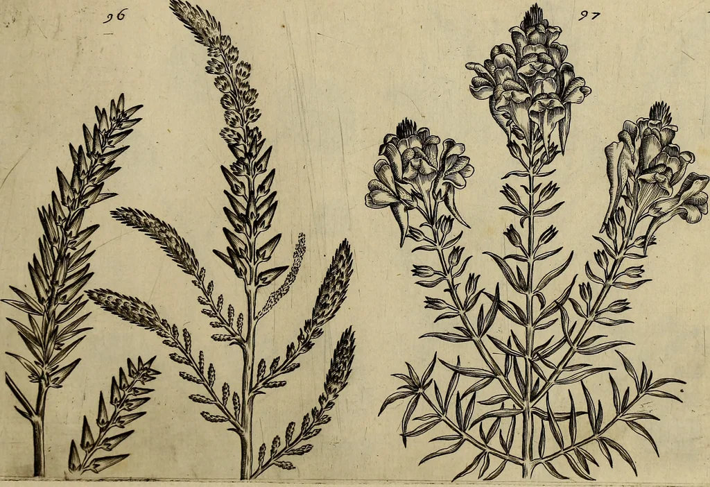 An illustration from Cognoscite lilia agri quomodo crescant, 1614, leaf 102