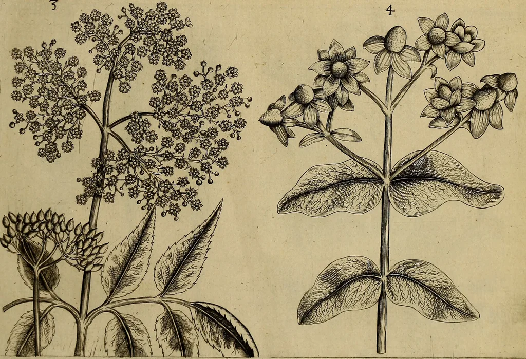 An illustration from Cognoscite lilia agri quomodo crescant, 1614, leaf 12