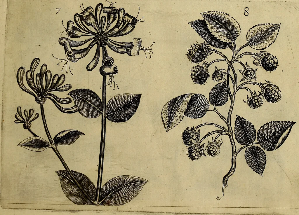An illustration from Cognoscite lilia agri quomodo crescant, 1614, leaf 16