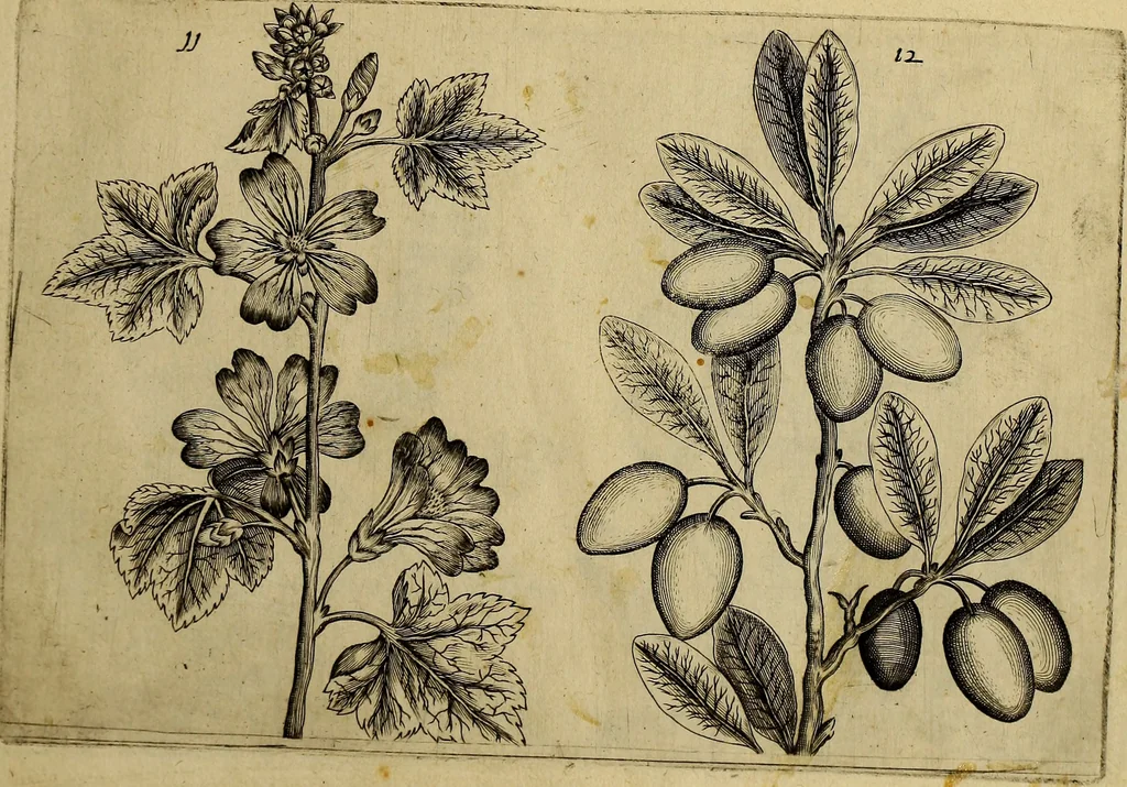 An illustration from Cognoscite lilia agri quomodo crescant, 1614, leaf 20