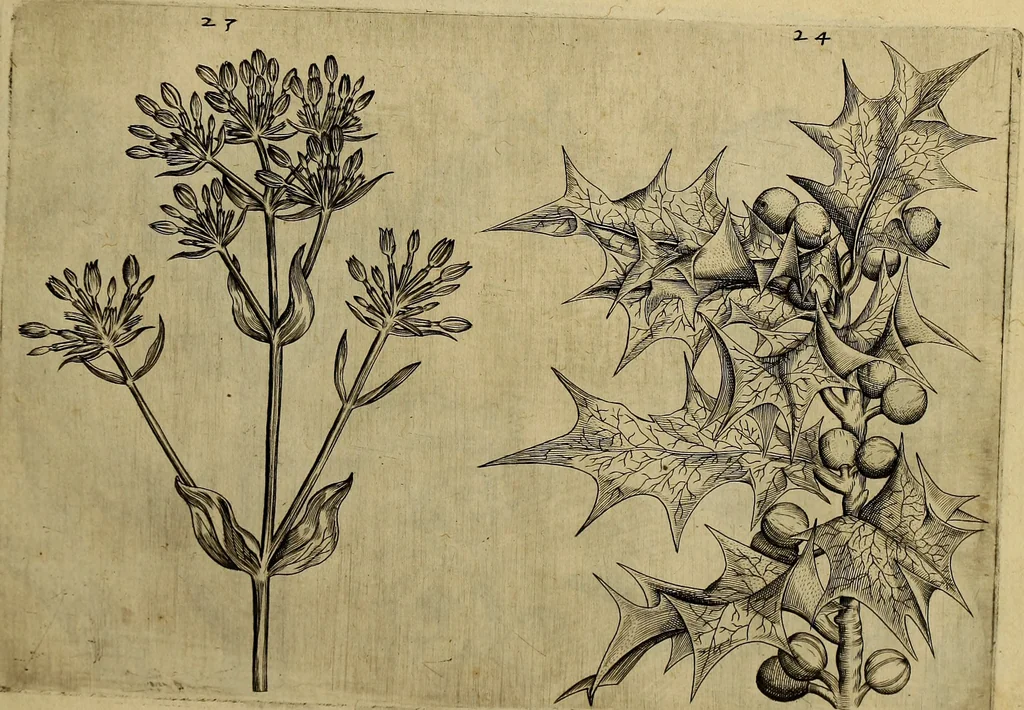 An illustration from Cognoscite lilia agri quomodo crescant, 1614, leaf 32