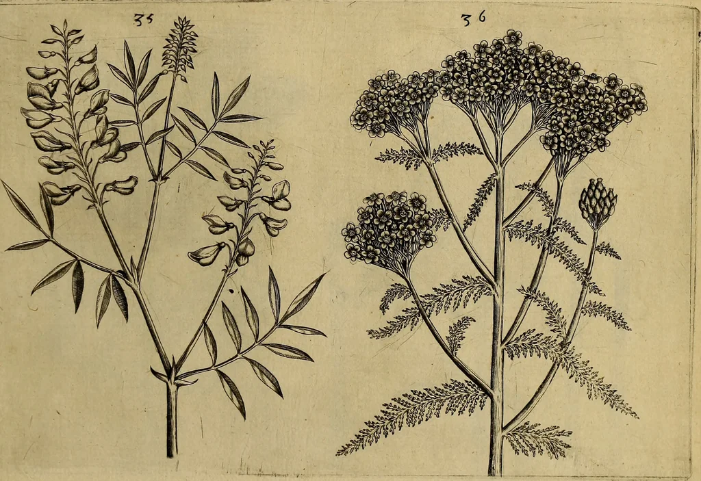 An illustration from Cognoscite lilia agri quomodo crescant, 1614, leaf 44