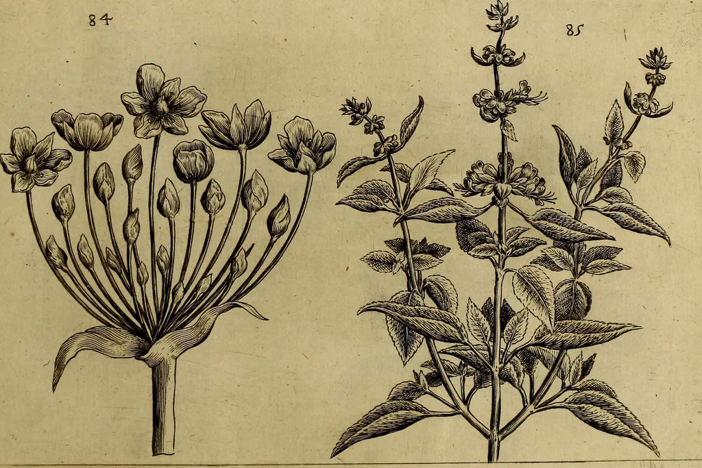 An illustration from Cognoscite lilia agri quomodo crescant, 1614, leaf 92