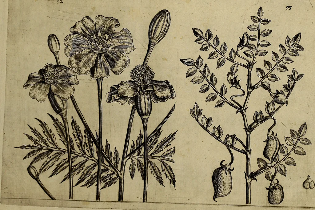 An illustration from Cognoscite lilia agri quomodo crescant, 1614, leaf 98