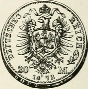 An illustration from The coin book, comprising a history of coinage; a synopsis of the mint laws of the United States; statistics of the coinage from 1792 to 1870; list of current gold and silver coins, and their custom house values; a dictionary of all coins known in ancient and modern times, with their values; the gold and silver product of each state to 1870; list of works on coinage; the daily price of gold from 1862 to 1871. With engravings of the principal coins, 1872, leaf 225