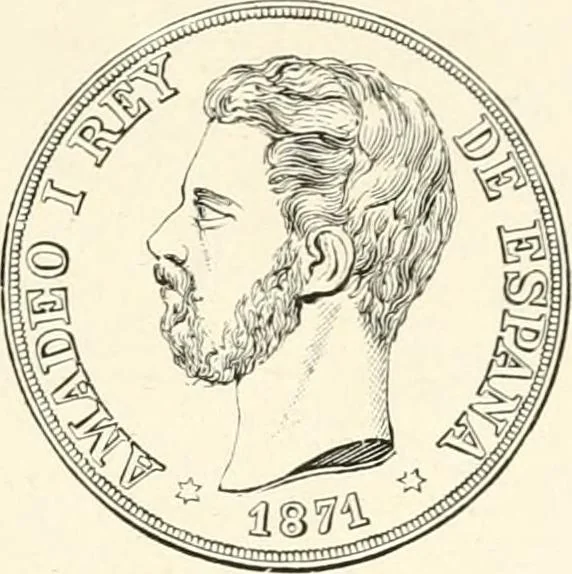 An illustration from The coin book, comprising a history of coinage; a synopsis of the mint laws of the United States; statistics of the coinage from 1792 to 1870; list of current gold and silver coins, and their custom house values; a dictionary of all coins known in ancient and modern times, with their values; the gold and silver product of each state to 1870; list of works on coinage; the daily price of gold from 1862 to 1871. With engravings of the principal coins, 1872, leaf 230