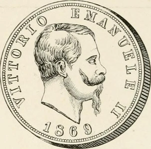 An illustration from The coin book, comprising a history of coinage; a synopsis of the mint laws of the United States; statistics of the coinage from 1792 to 1870; list of current gold and silver coins, and their custom house values; a dictionary of all coins known in ancient and modern times, with their values; the gold and silver product of each state to 1870; list of works on coinage; the daily price of gold from 1862 to 1871. With engravings of the principal coins, 1872, leaf 233