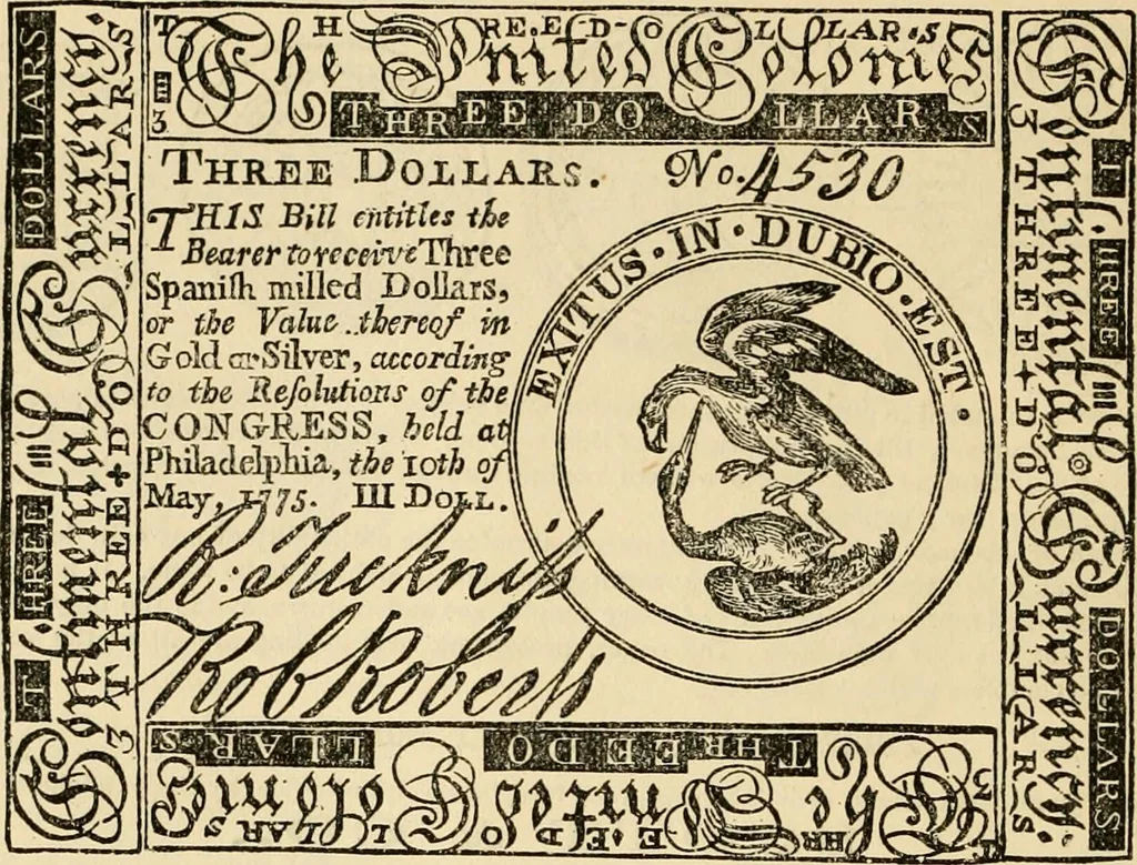 An illustration from coin chart manual : supplementary to Thompson's Bank note and commercial reporter, containing facsimiles of all the gold and silver coins found in circulation, throughout the world, with the intrinsic value of each, The, 1879, leaf 69
