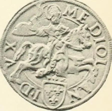 An illustration from The coin collector, 1896, leaf 148