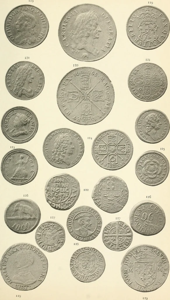 An illustration from The coin collector, 1896, leaf 238