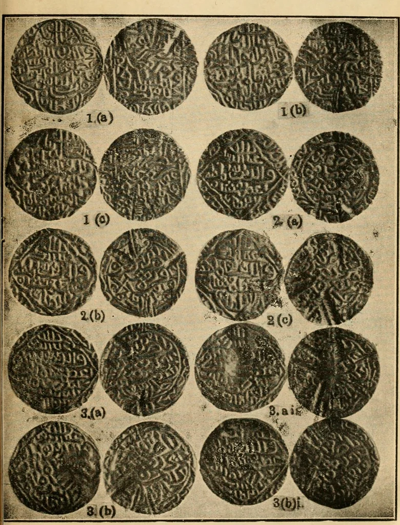 An illustration from Coins and chronology of the early independent sultans of Bengal, 1922, leaf 204
