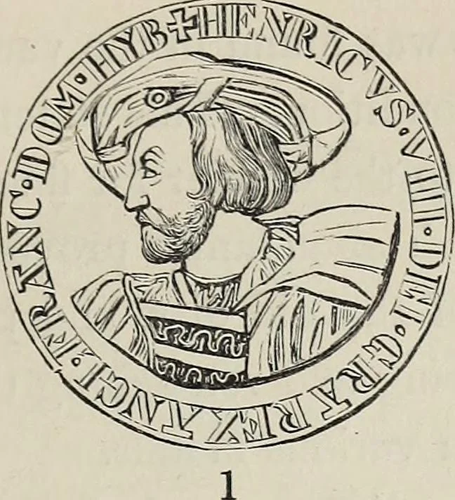 An illustration from Coins, medals, and seals, ancient and modern. Illustrated and described. With a sketch of the history of coins and coinage, instructions for young collectors, tables of comparative rarity, price lists of English and American coins, medals and tokens, &c., &c, 1861, leaf 102