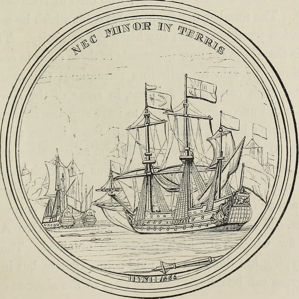 An illustration from Coins, medals, and seals, ancient and modern. Illustrated and described. With a sketch of the history of coins and coinage, instructions for young collectors, tables of comparative rarity, price lists of English and American coins, medals and tokens, &c., &c, 1861, leaf 118