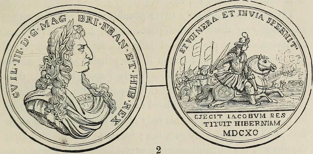 An illustration from Coins, medals, and seals, ancient and modern. Illustrated and described. With a sketch of the history of coins and coinage, instructions for young collectors, tables of comparative rarity, price lists of English and American coins, medals and tokens, &c., &c, 1861, leaf 150
