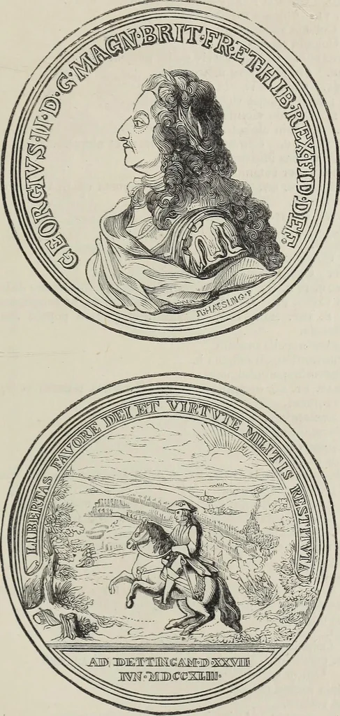 An illustration from Coins, medals, and seals, ancient and modern. Illustrated and described. With a sketch of the history of coins and coinage, instructions for young collectors, tables of comparative rarity, price lists of English and American coins, medals and tokens, &c., &c, 1861, leaf 196