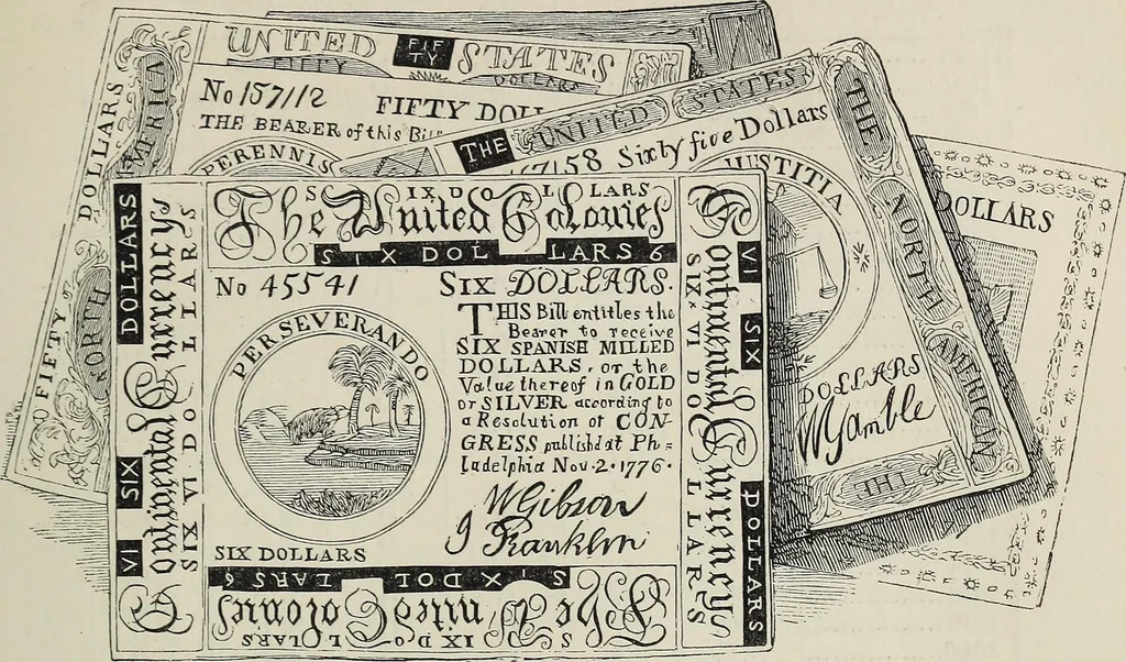 An illustration from Coins, medals, and seals, ancient and modern. Illustrated and described. With a sketch of the history of coins and coinage, instructions for young collectors, tables of comparative rarity, price lists of English and American coins, medals and tokens, &c., &c, 1861, leaf 244