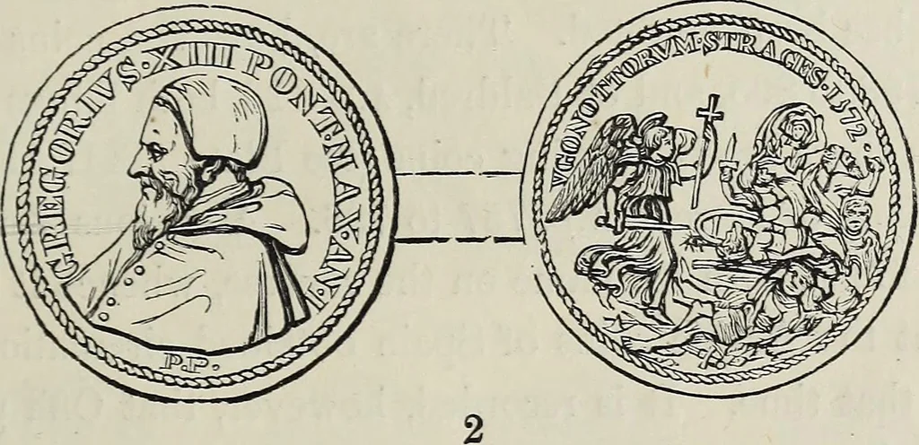An illustration from Coins, medals, and seals, ancient and modern. Illustrated and described. With a sketch of the history of coins and coinage, instructions for young collectors, tables of comparative rarity, price lists of English and American coins, medals and tokens, &c., &c, 1861, leaf 60