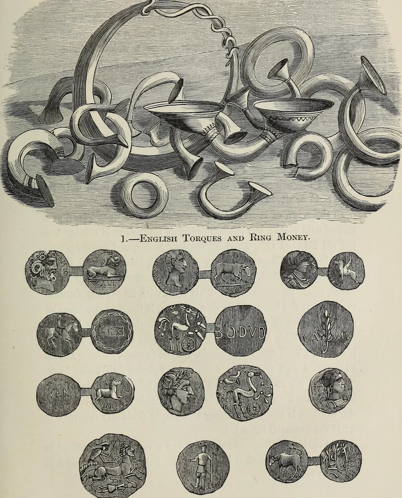 An illustration from Coins, medals, and seals, ancient and modern. Illustrated and described. With a sketch of the history of coins and coinage, instructions for young collectors, tables of comparative rarity, price lists of English and American coins, medals and tokens, &c., &c, 1861, leaf 62
