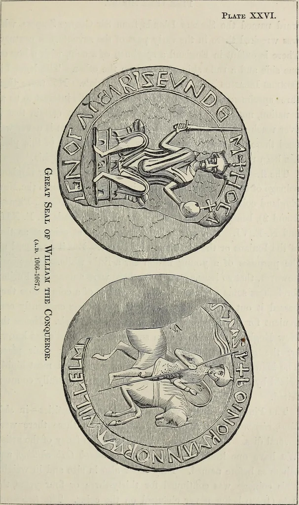 An illustration from Coins, medals, and seals, ancient and modern. Illustrated and described. With a sketch of the history of coins and coinage, instructions for young collectors, tables of comparative rarity, price lists of English and American coins, medals and tokens, &c., &c, 1861, leaf 68