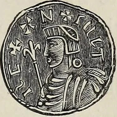 An illustration from Coins, medals, and seals, ancient and modern. Illustrated and described. With a sketch of the history of coins and coinage, instructions for young collectors, tables of comparative rarity, price lists of English and American coins, medals and tokens, &c., &c, 1861, leaf 70