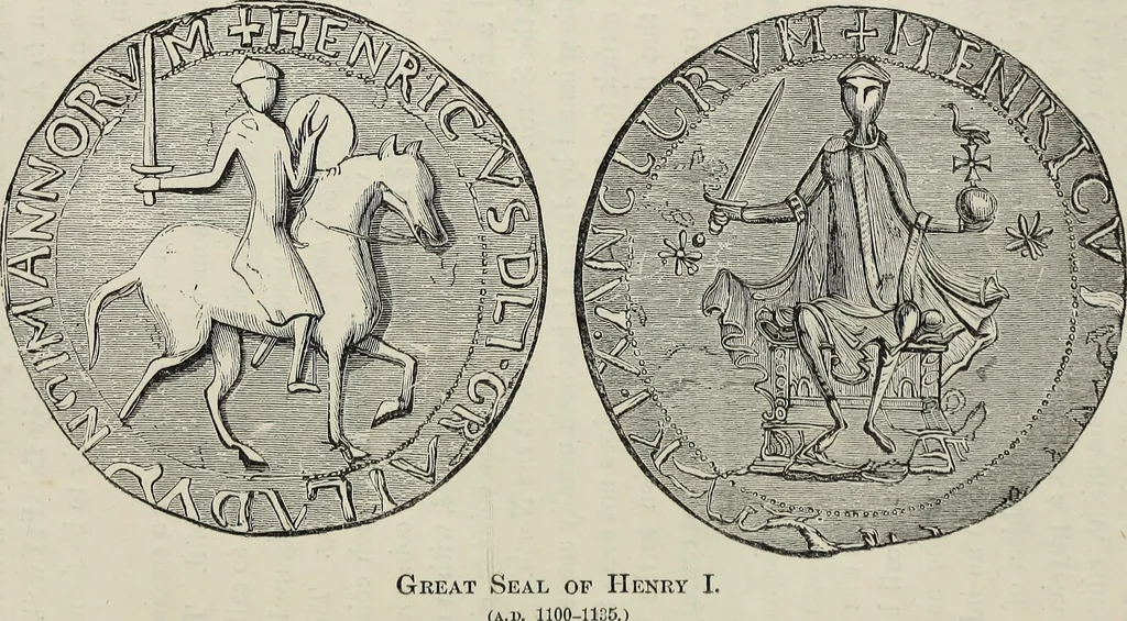An illustration from Coins, medals, and seals, ancient and modern. Illustrated and described. With a sketch of the history of coins and coinage, instructions for young collectors, tables of comparative rarity, price lists of English and American coins, medals and tokens, &c., &c, 1861, leaf 76