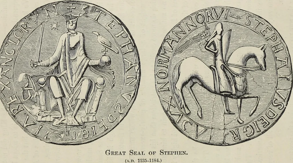 An illustration from Coins, medals, and seals, ancient and modern. Illustrated and described. With a sketch of the history of coins and coinage, instructions for young collectors, tables of comparative rarity, price lists of English and American coins, medals and tokens, &c., &c, 1861, leaf 80