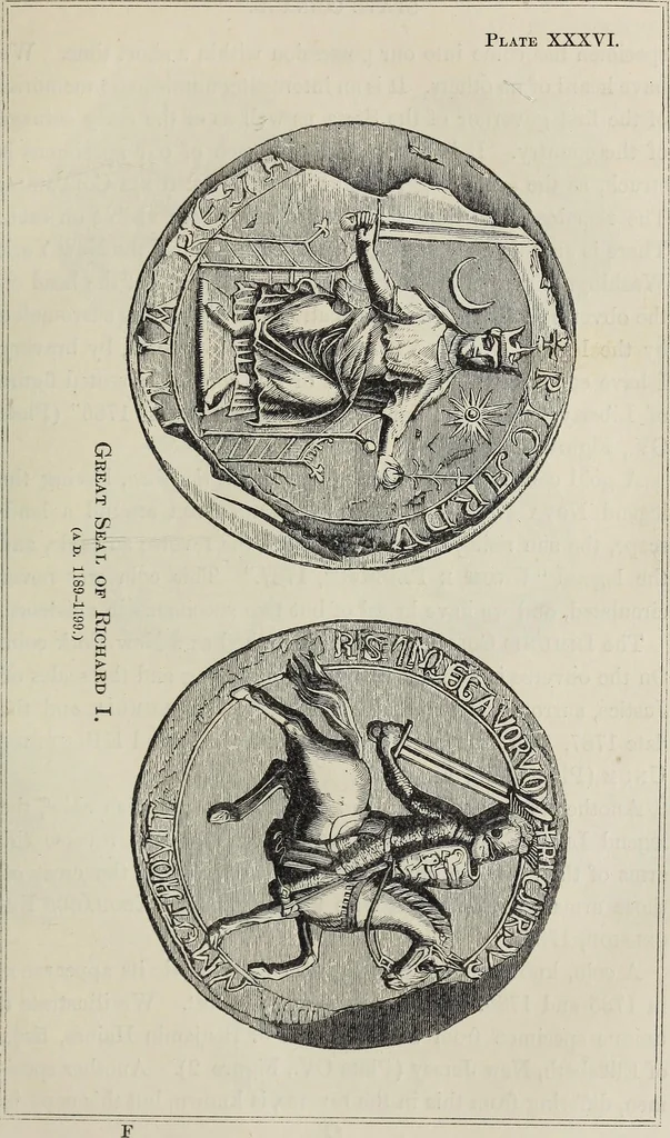 An illustration from Coins, medals, and seals, ancient and modern. Illustrated and described. With a sketch of the history of coins and coinage, instructions for young collectors, tables of comparative rarity, price lists of English and American coins, medals and tokens, &c., &c, 1861, leaf 88