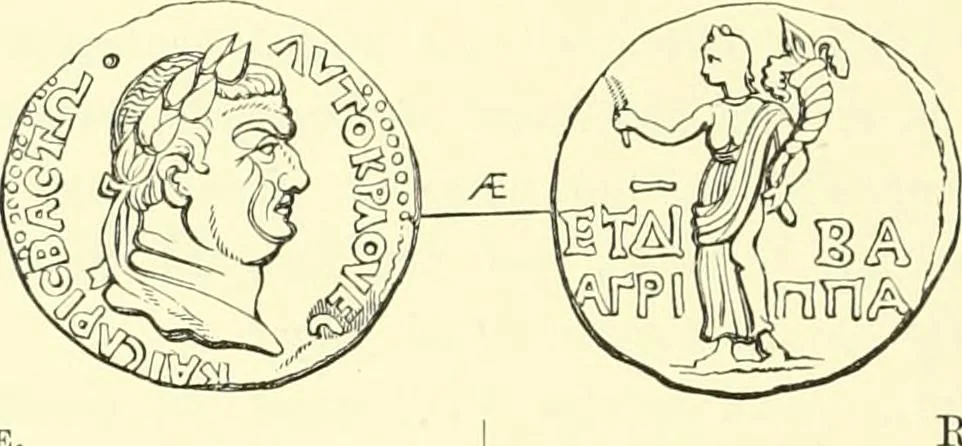 An illustration from Coins of the Jews, 1881, leaf 165